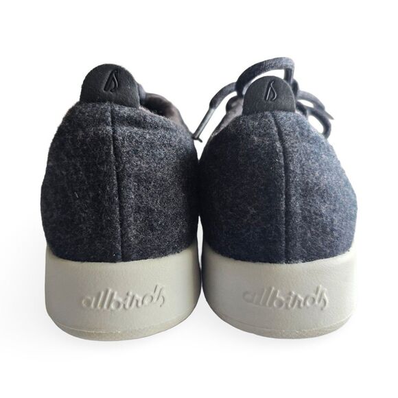 Allbirds Wool Runners Women's Size 8 Black Gray Merino Wool Sneakers Lace Up EUC - Picture 2 of 12